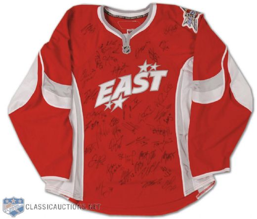 2008 NHL All-Star Game Team Autographed Jersey