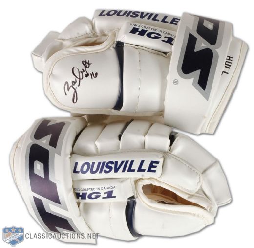 Brett Hull 2001 NHL All-Star Game Autographed Gloves