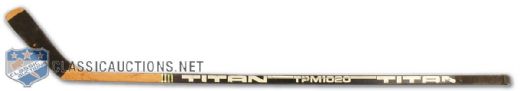1986-87 Mario Lemieux Pittsburgh Penguins Game Used Titan Stick