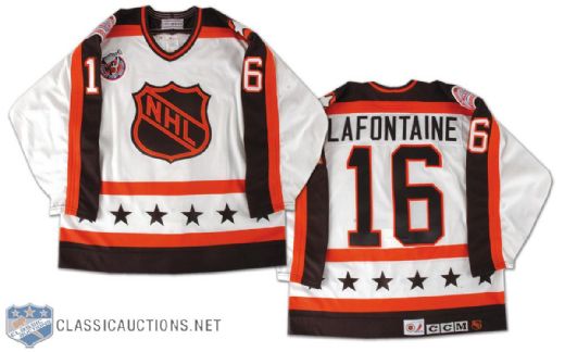 Pat LaFontaine 1993 Wales Conference NHL All-Star Game Jersey