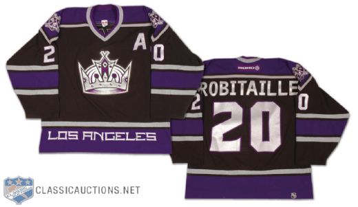 2003-04 Luc Robitaille Los Angeles Kings Game Worn Jersey