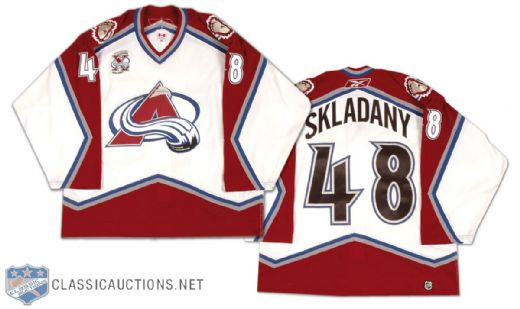 2005-06 Finger & Skladany Colorado Avalanche Game Worn Jersey Collection of 2