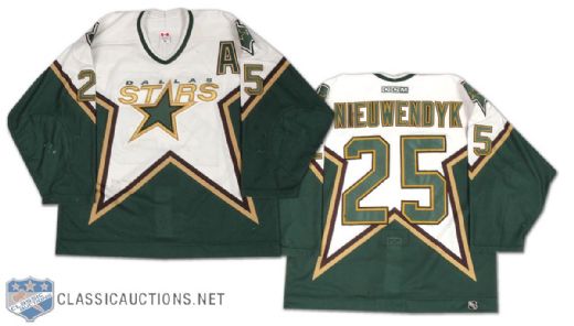 2001-02 Joe Nieuwendyk Dallas Stars Game Worn Jersey