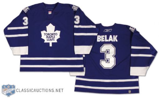2002-03 Wade Belak Toronto Maple Leafs Game Worn Jersey