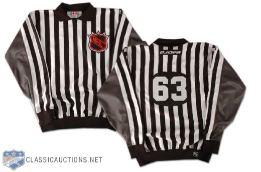 2000s Gerard Gauthier Game Worn NHL Linesman Sweater