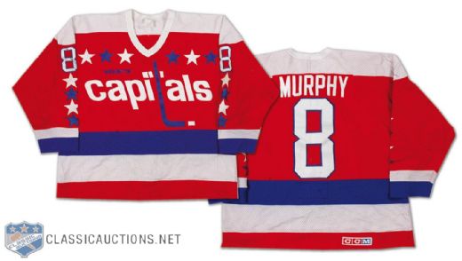 Larry Murphys 1984-85 Washington Capitals Game Worn Jersey
