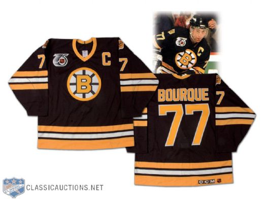 1991-92 Ray Bourque Boston Bruins Game Issued Jersey