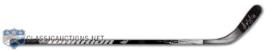 Alexei Kovalev Autographed 2009 NHL All-Star Game Used Warrior Stick