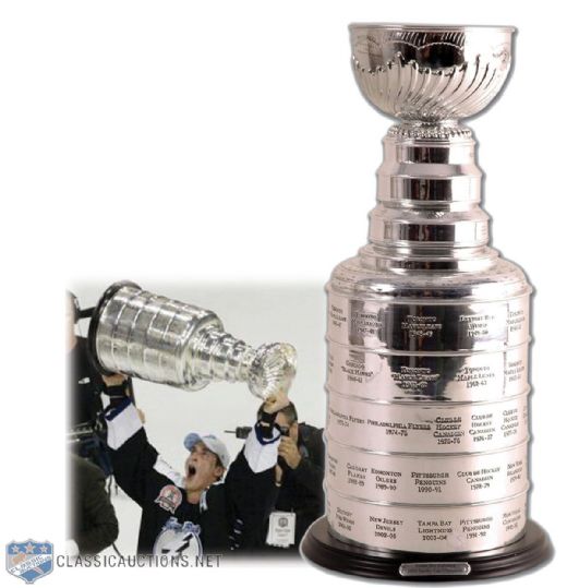 2003-04 Tampa Bay Lightning Miniature Stanley Cup Trophy (13")