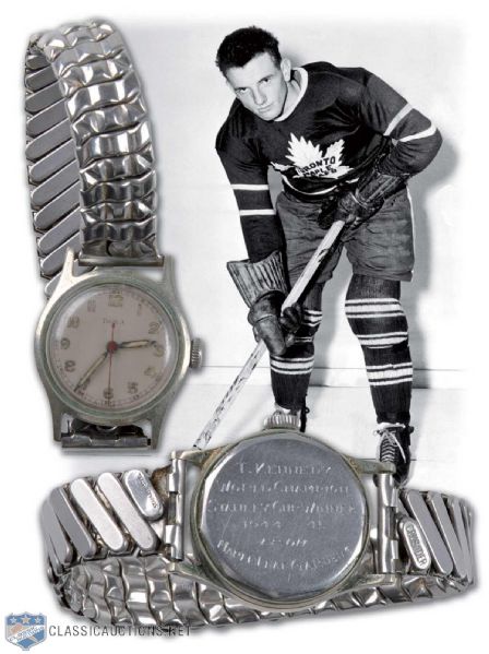 Ted Kennedys 1944-45 Toronto Maple Leafs Stanley Cup Championship Watch