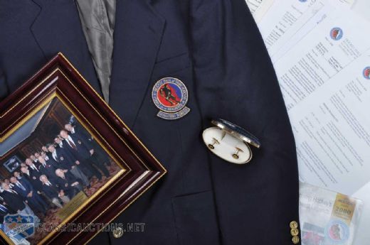 Ted Kennedys Hockey Hall of Fame Collection & Jacket