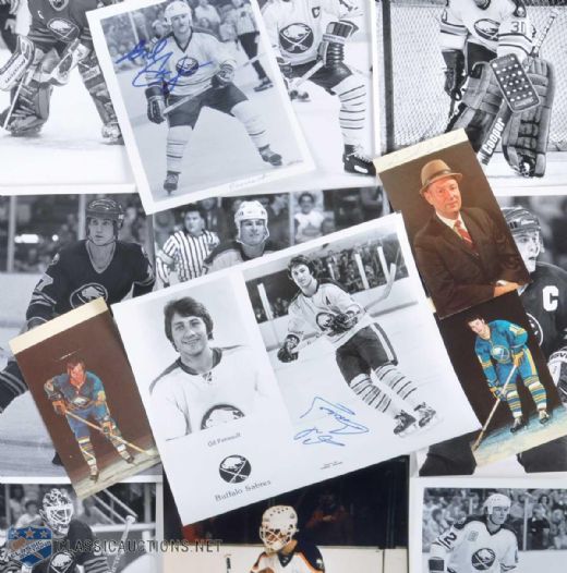 Buffalo Sabres Photo Collection of 441 with Signed Imlach, Perreault, Gare & Turgeon