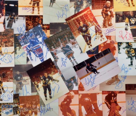 NHL Autographed 4 x 6 Photo Collection of 800!