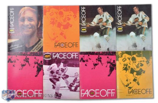 WHA Chicago Cougars, Cincinnati Stingers & New England Whalers Hockey Programs Collection of 94