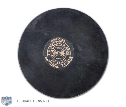 1930s Spalding Official NHL Game Puck