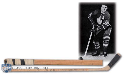 1960s Allan Stanley Toronto Maple Leafs CCM Game-Used Stick
