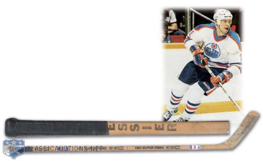 1984-85 Mark Messier Edmonton Oilers CCM Game-Used Stick