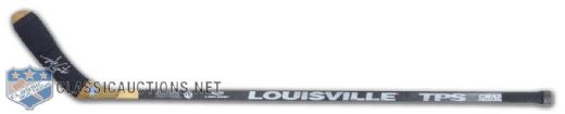Mike Gartner Signed Game-Used Louisville Stick