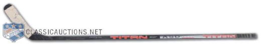 1992-93 Eric Lindros Rookie Year Game-Used Titan Stick