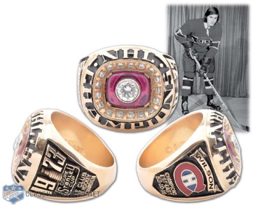 1972-73 Murray Wilsons Montreal Canadiens Stanley Cup Ring
