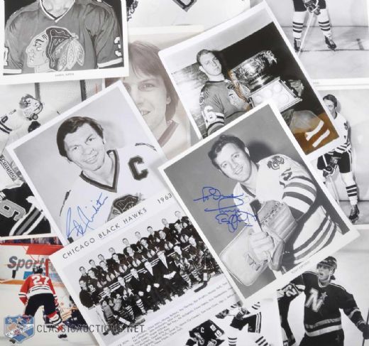 Chicago Black Hawks Photo Collection of 616 With Signed Prints by Bobby Hull, Stan Mikita and Tony Esposito