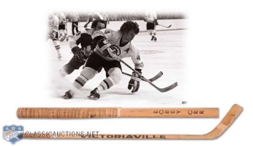 1973-74 Bobby Orr Boston Bruins Game-Used Victoriaville Stick