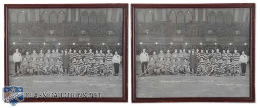1929-30 Rangers & Americans vs. Senators in Atlantic City Group Photos