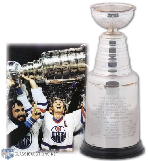 1984 Edmonton Oilers Stanley Cup Championship Trophy (13")