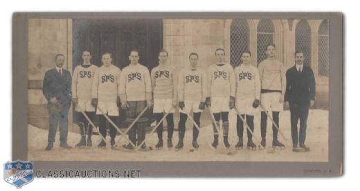 Hobey Baker St. Pauls School Hockey Team Photograph