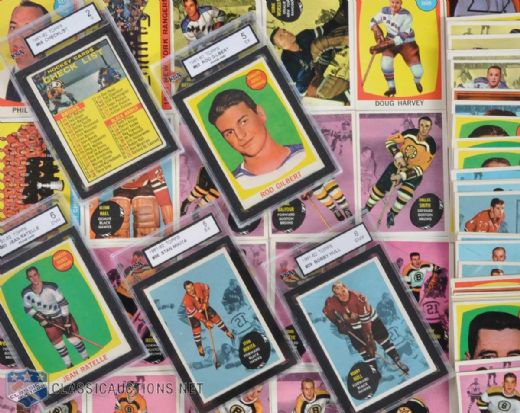 1961-62 Topps Complete 66-Card Set with Graded Stars