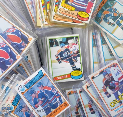 Gigantic 1980s Wayne Gretzky Hockey Card Collection of 1,600+