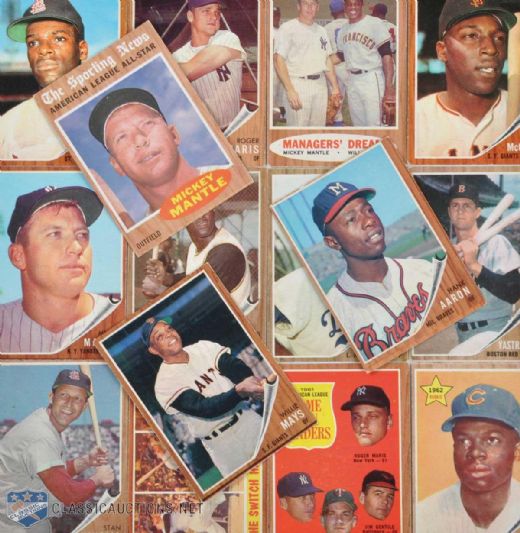 1962 Topps Baseball Complete 598-Card Set