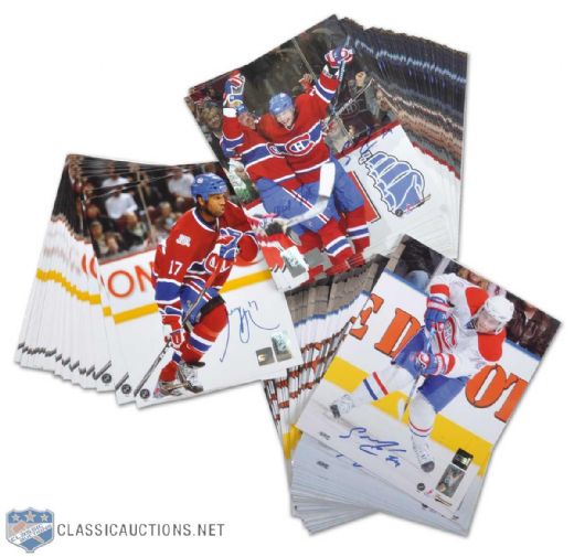 Collection of 275-plus Kostitsyn Brothers & Georges Laraque Signed Photos
