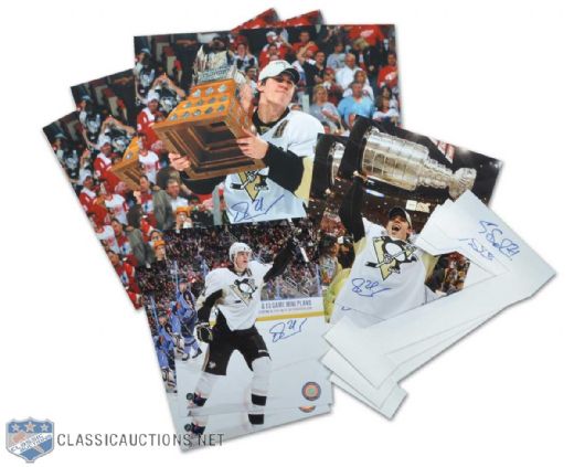 Evgeni Malkin Pittsburgh Penguins Signed Photo & Jersey Number Collection of 10