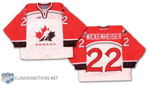 1998-99 Hayley Wickenheiser WNT - U22 Team Canada Game-Worn Jersey