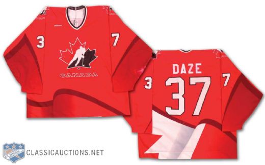 1997-98 Eric Daze Team Canada Game-Worn Jersey