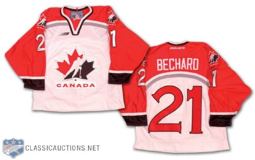 1998-99 Kelly Bechard WNT - U22 Team Canada Game-Worn Jersey