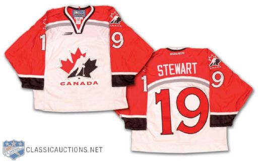 1998-99 Allison Stewart WNT - U22 Team Canada Game-Worn Jersey