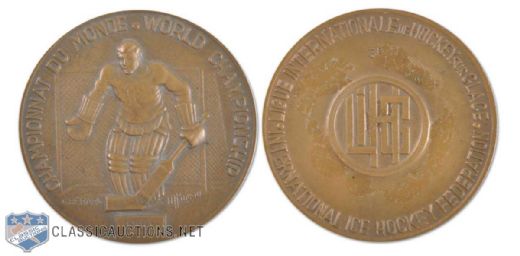 1954 World Hockey Championship Bronze Medal Won by Sweden