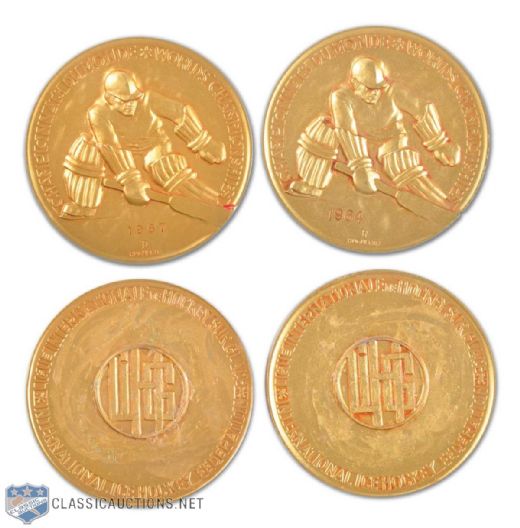 1964 & 1967 World Hockey Championship Gold Medals Won By Russia