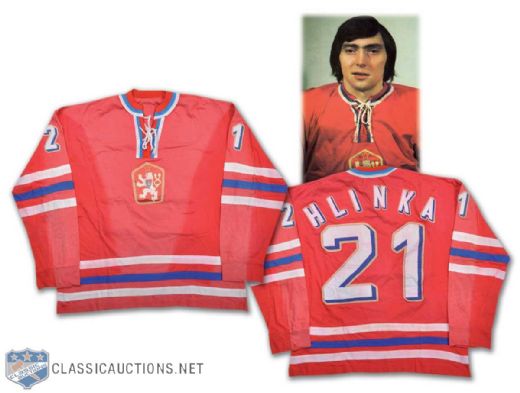 1970s Ivan Hlinka Czech National Team Game-Worn Jersey