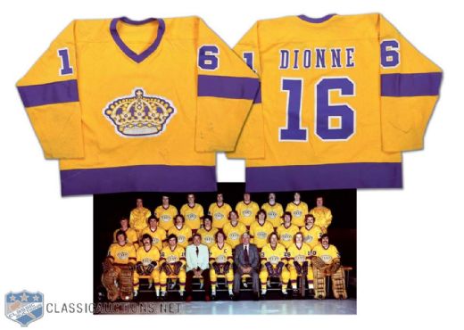 1977-78 Marcel Dionne Los Angeles Kings Game-Worn Jersey