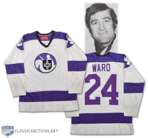 1975-76 Ron Ward WHA Cleveland Crusaders Game-Worn Jersey