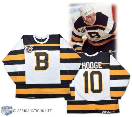 1991-92 Ken Hodge Boston Bruins TBC Game-Worn Jersey