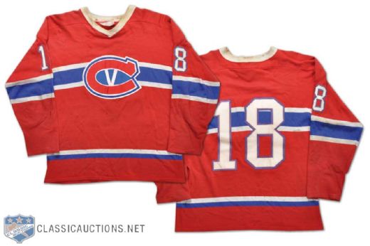 Vintage Verdun Junior Canadiens Game-Worn Jersey