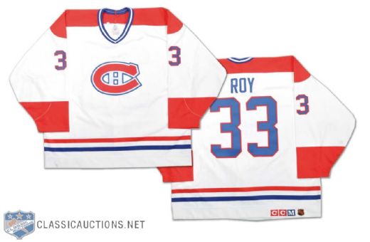 Early-1990s Patrick Roy Montreal Canadiens Game Issued Jersey