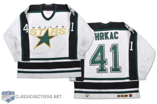 1998-99 Tony Hrkac Dallas Stars Game-Worn Jersey