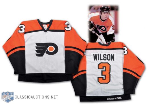 1982-83 Behn Wilson Philadelphia Flyers Game-Worn Jersey