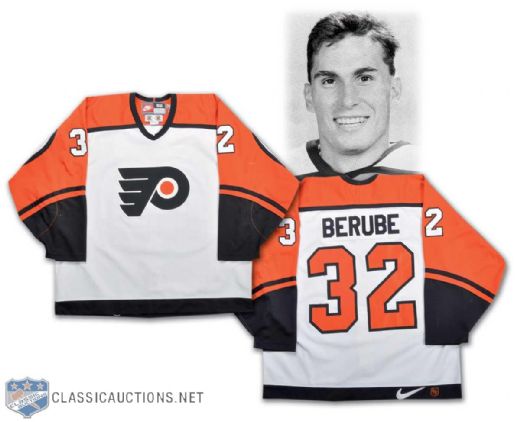 1998-99 Craig Berube Philadelphia Flyers Game-Worn Jersey