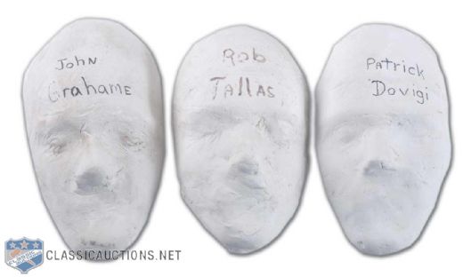 Original Dominic Malerba Goalie Mask Molds of Tallas, Grahame & Dovigi